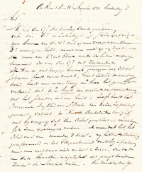 Brief van Pieter Maas Czn aan zijn zoon Adriaan Jan Cornelis Maas (1831-08-11)